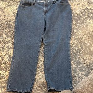 Lee Women's Straight-Leg Jeans in Dark Blue Denim